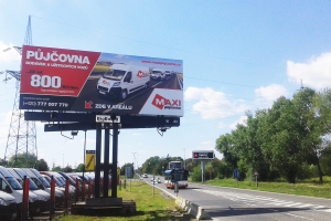 Reklamní banner na billboard