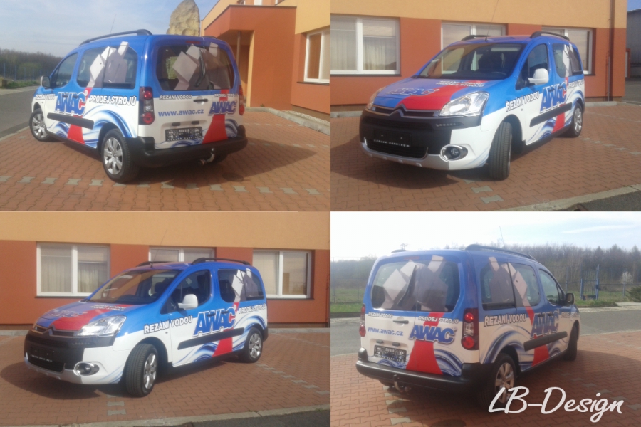 Firemní polep vozu Citroen Berlingo