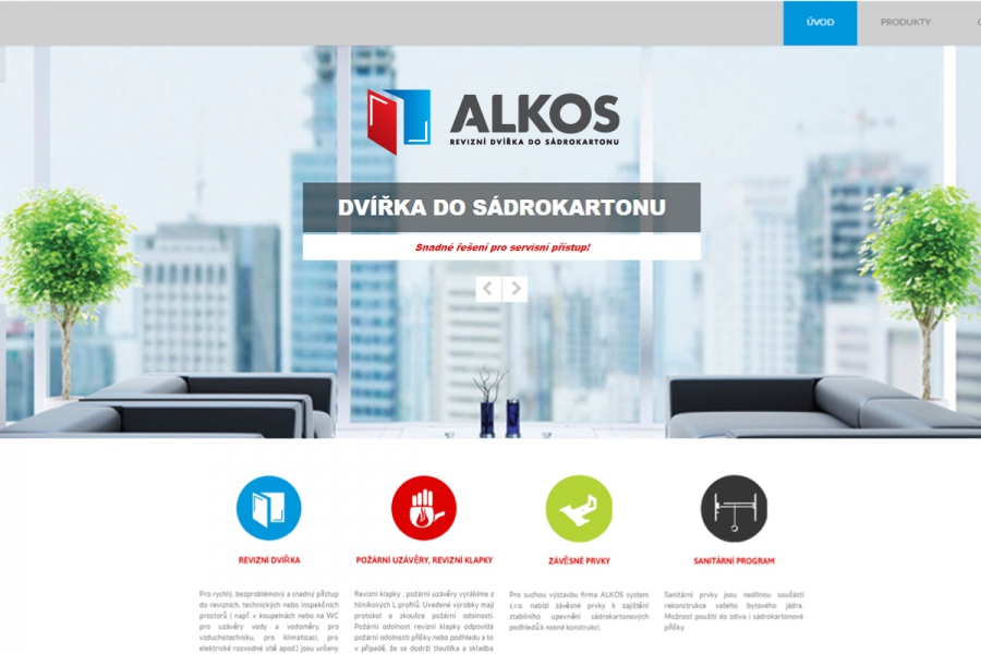 Webové stránky - Alkos.cz
